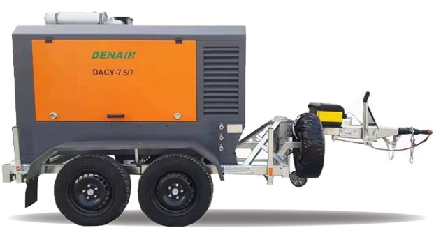 Дизельный компрессор Denair DACY-7.5/7