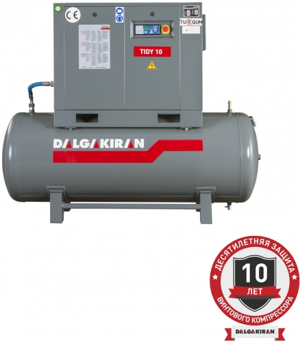 Винтовой компрессор Dalgakiran Tidy 10 500L